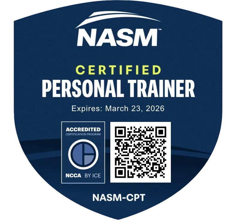 NASM Certified Personal Trainer